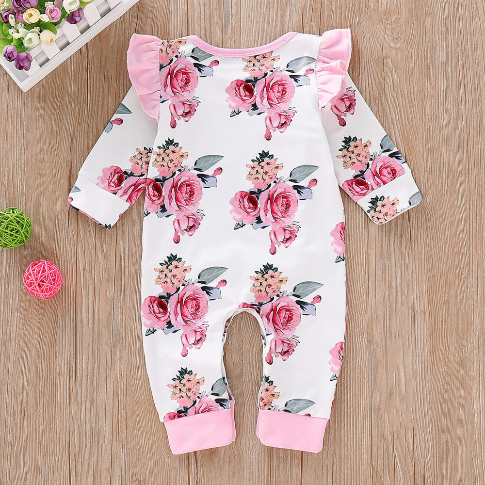 Baby print jumpsuit