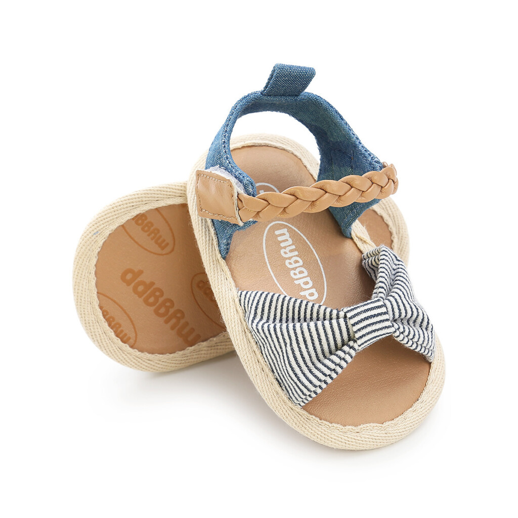 Lace Baby Toddler Cloth Sole Sandals - Image 5