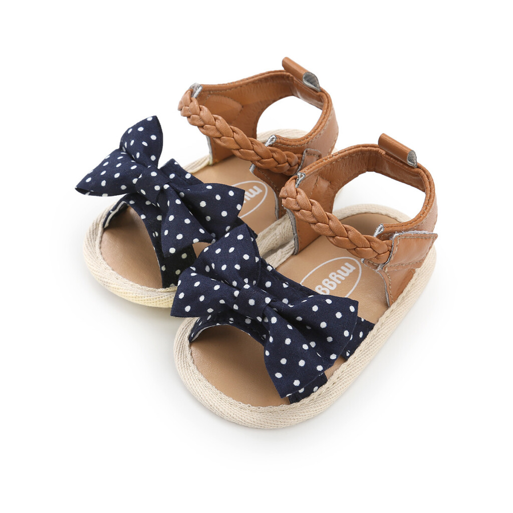 Lace Baby Toddler Cloth Sole Sandals - Image 4