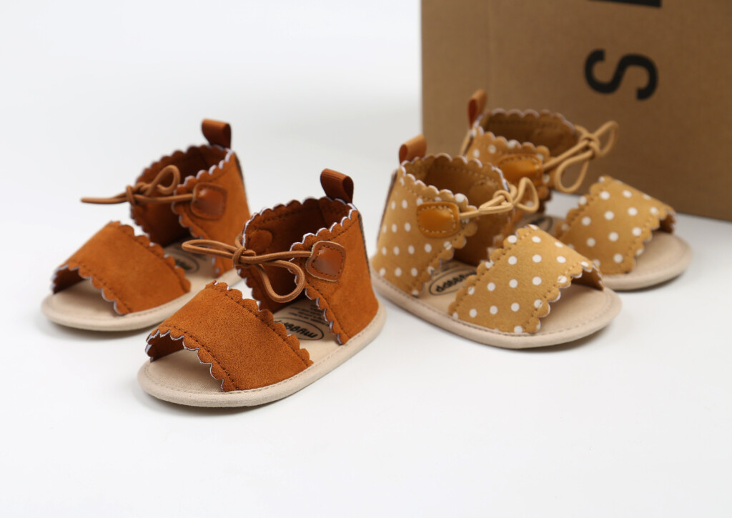 Dot Baby Sandals, Baby Shoes, Toddler - Image 5