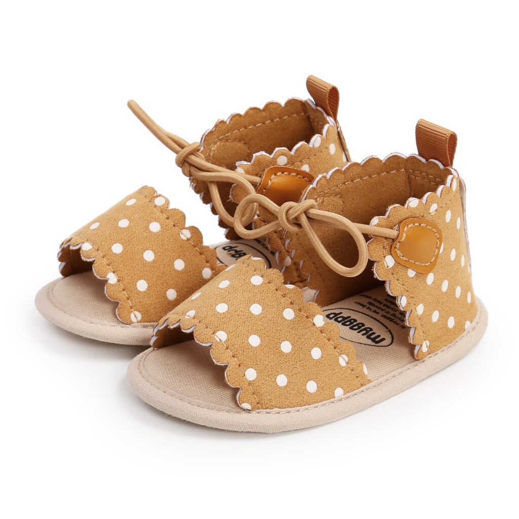 Dot Baby Sandals, Baby Shoes, Toddler - Image 3