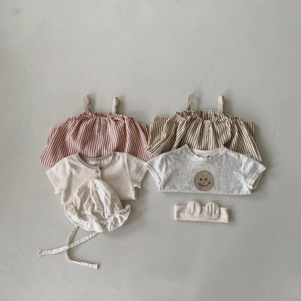 Infant Thin Vertical Striped Suspender - Image 9