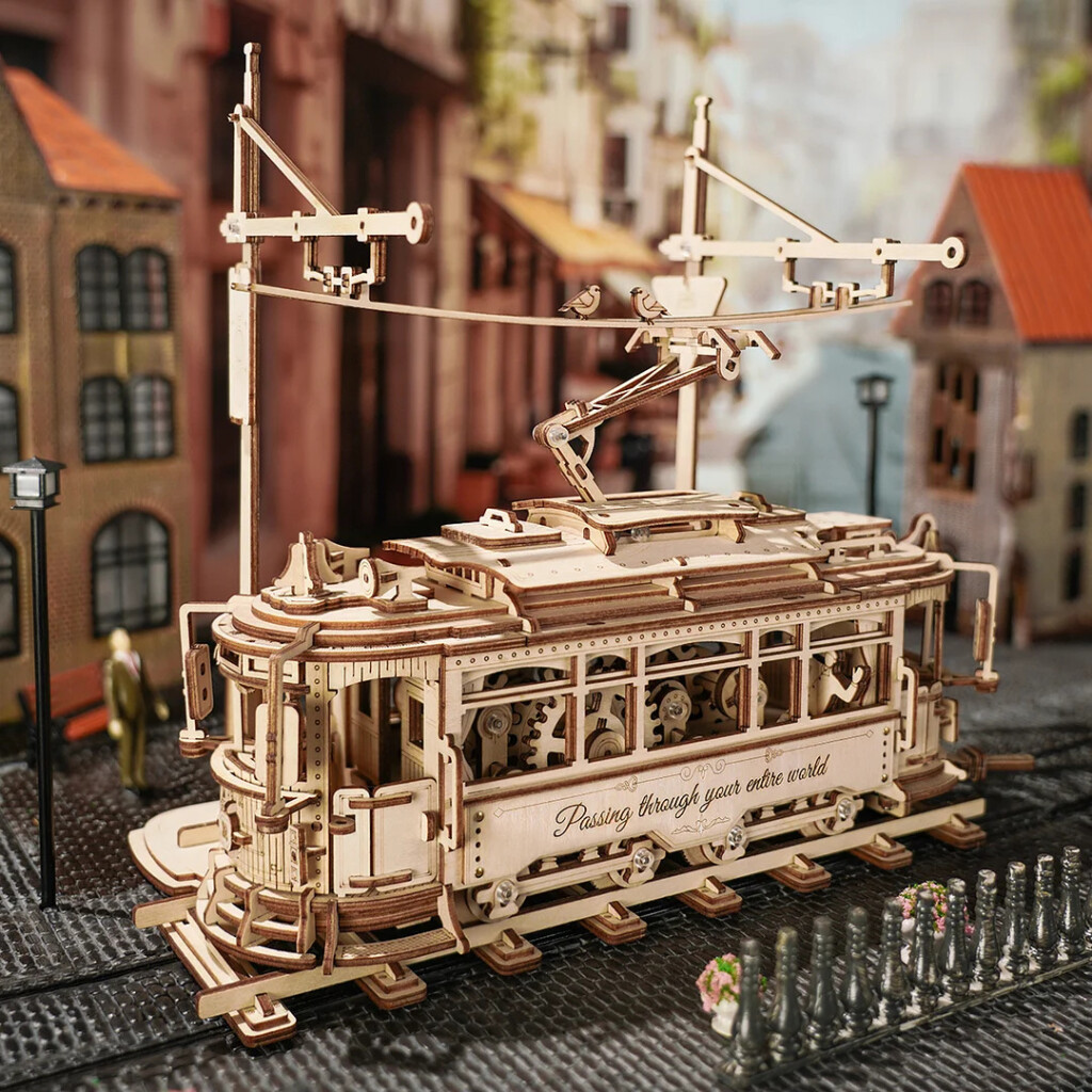 Rokr Classic City Tram 3D Wooden - Image 3