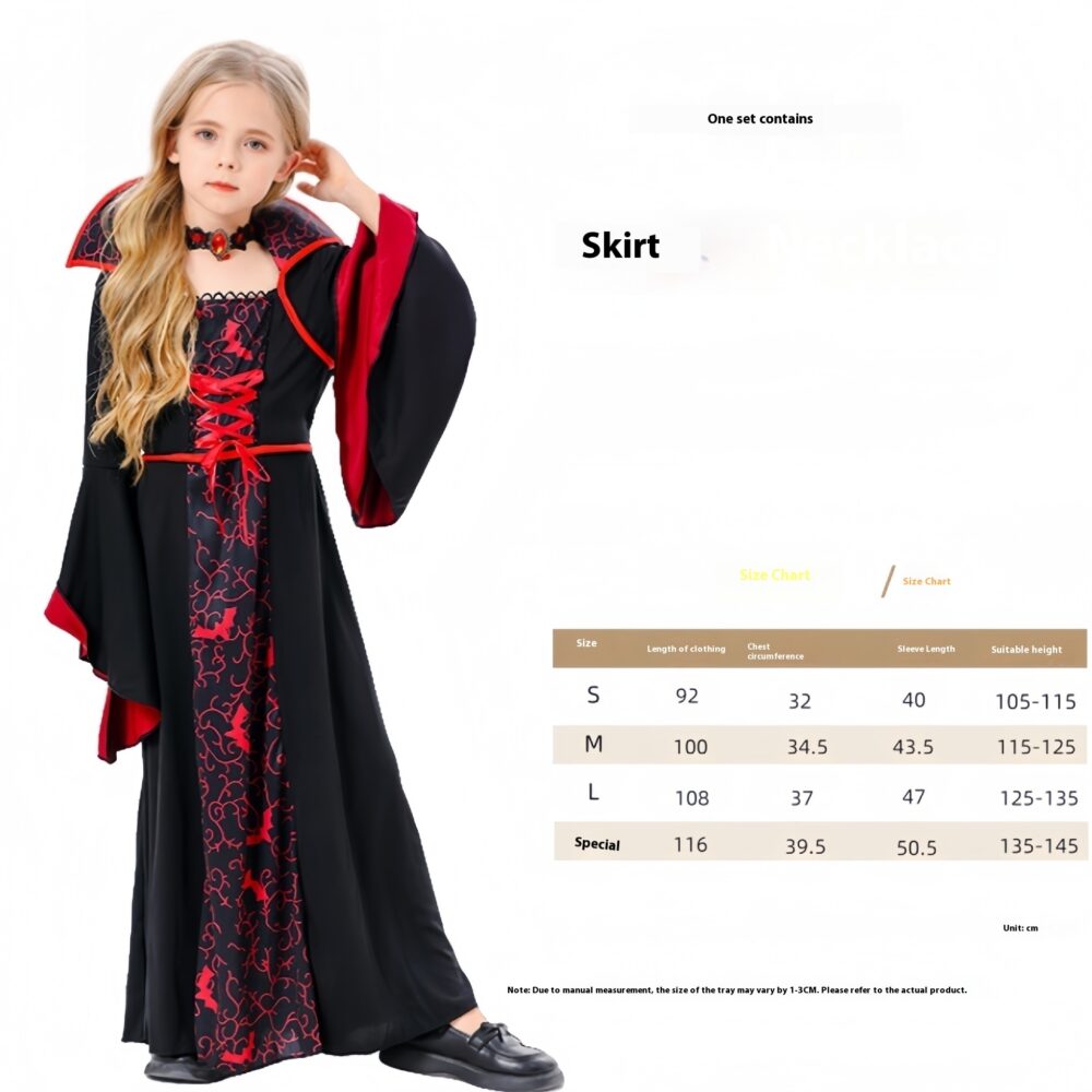 Halloween Cos Witch Children Black Clothes - Image 5