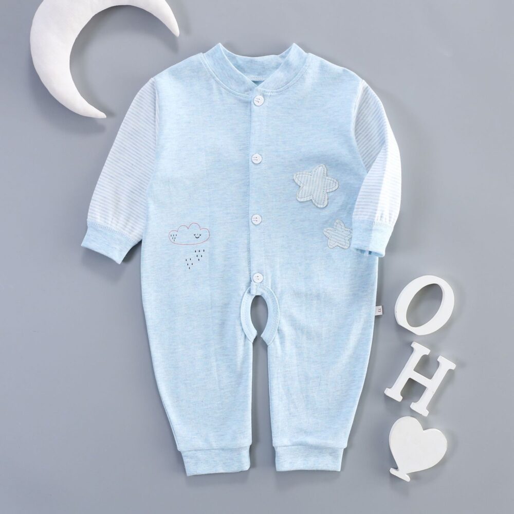 Baby cotton jumpsuit Long sleeve romper