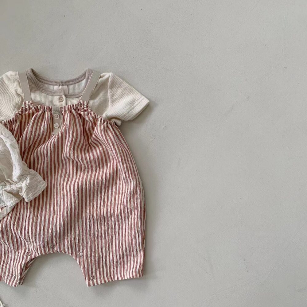 Infant Thin Vertical Striped Suspender - Image 3