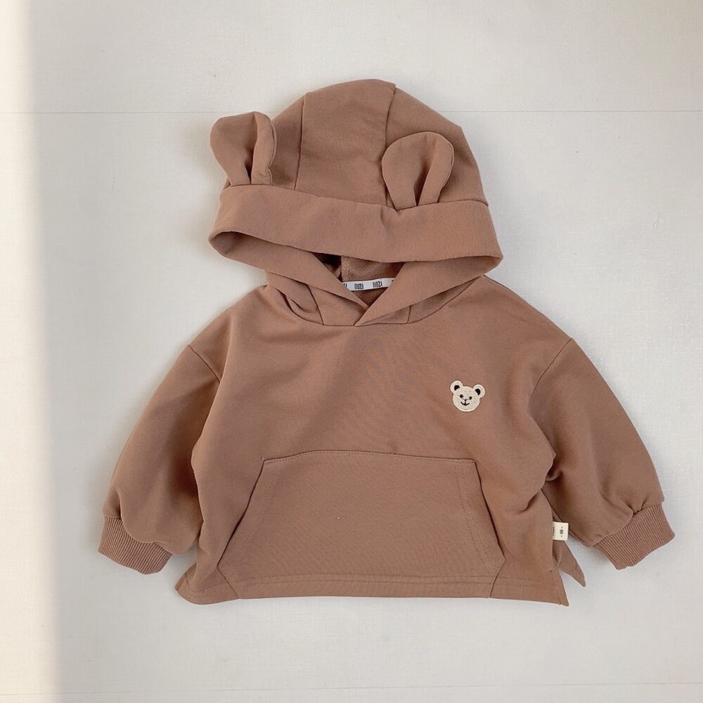 Children's Bear Hooded Sweatshirt - Image 6