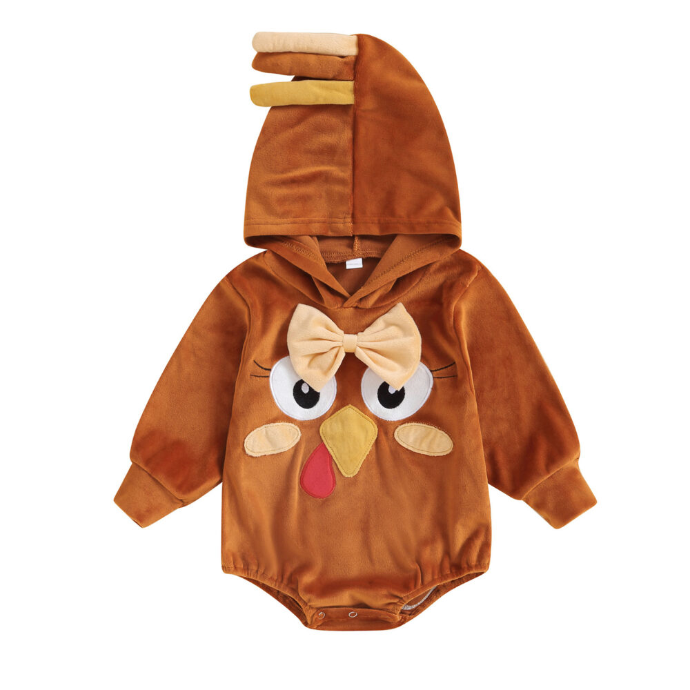 Romper Thanksgiving Chicken Shape Cute Style - Image 2