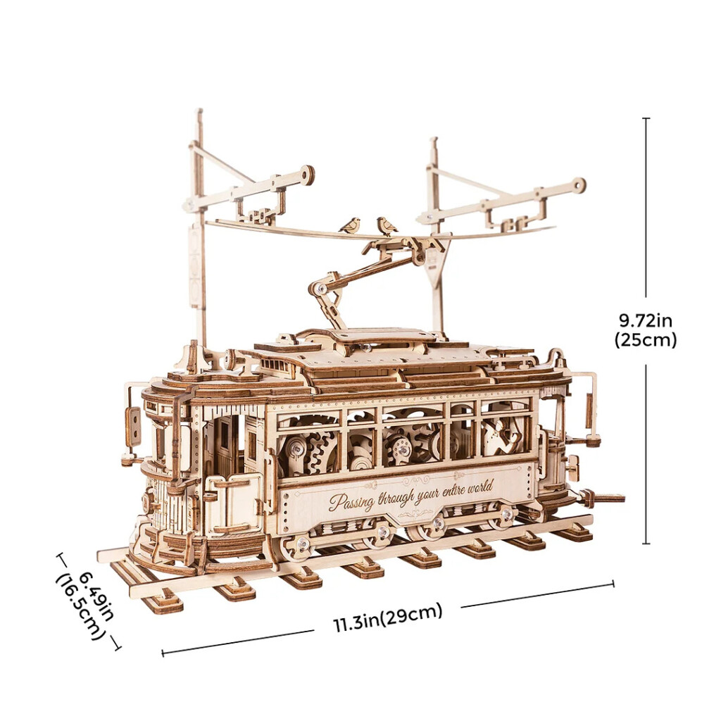 Rokr Classic City Tram 3D Wooden - Image 2