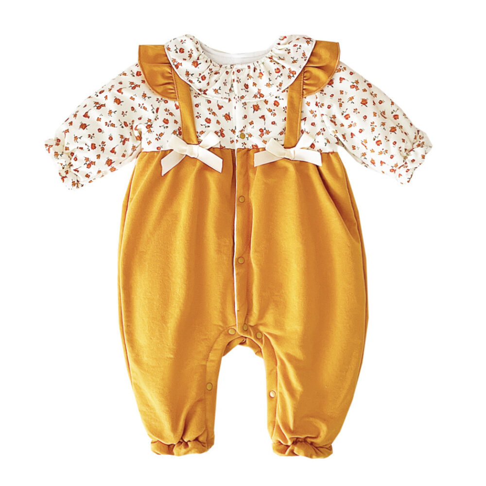 Baby Onesie Fake Two-piece Romper Cotton - Image 5