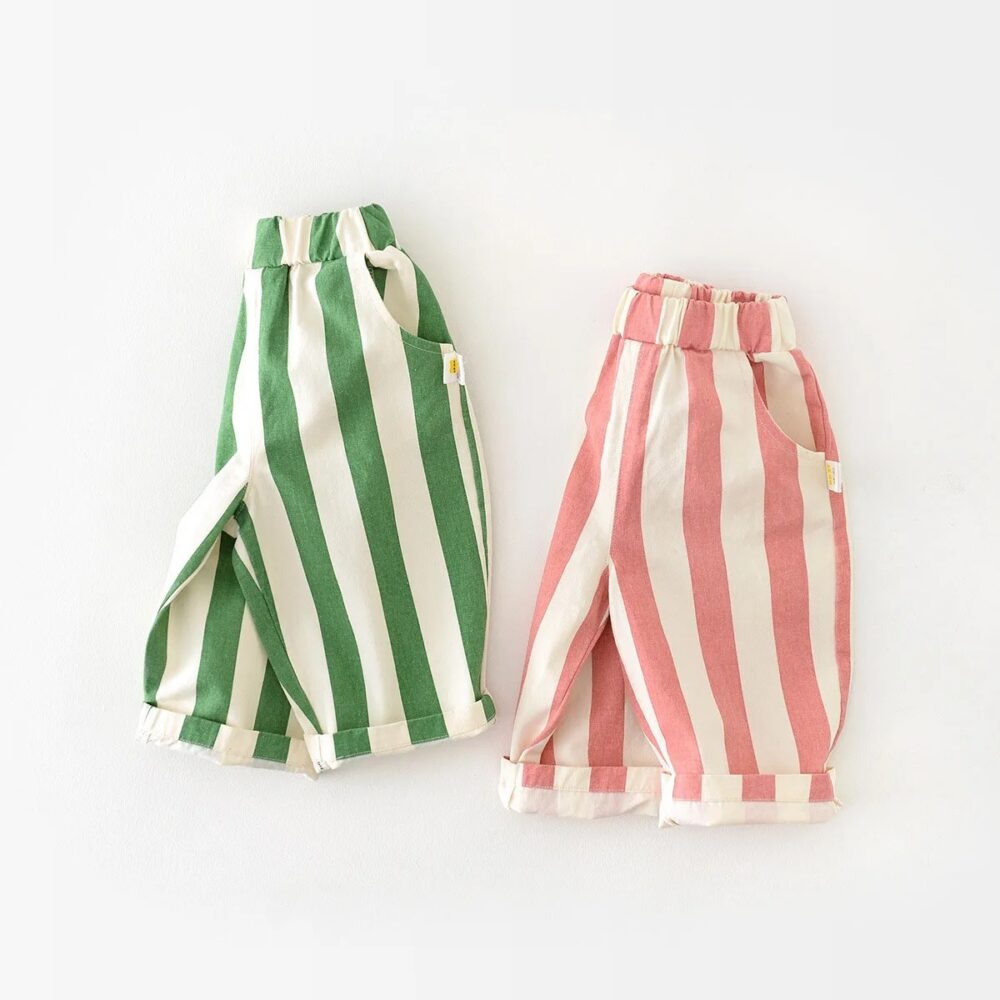 Infant High Waist Color Striped