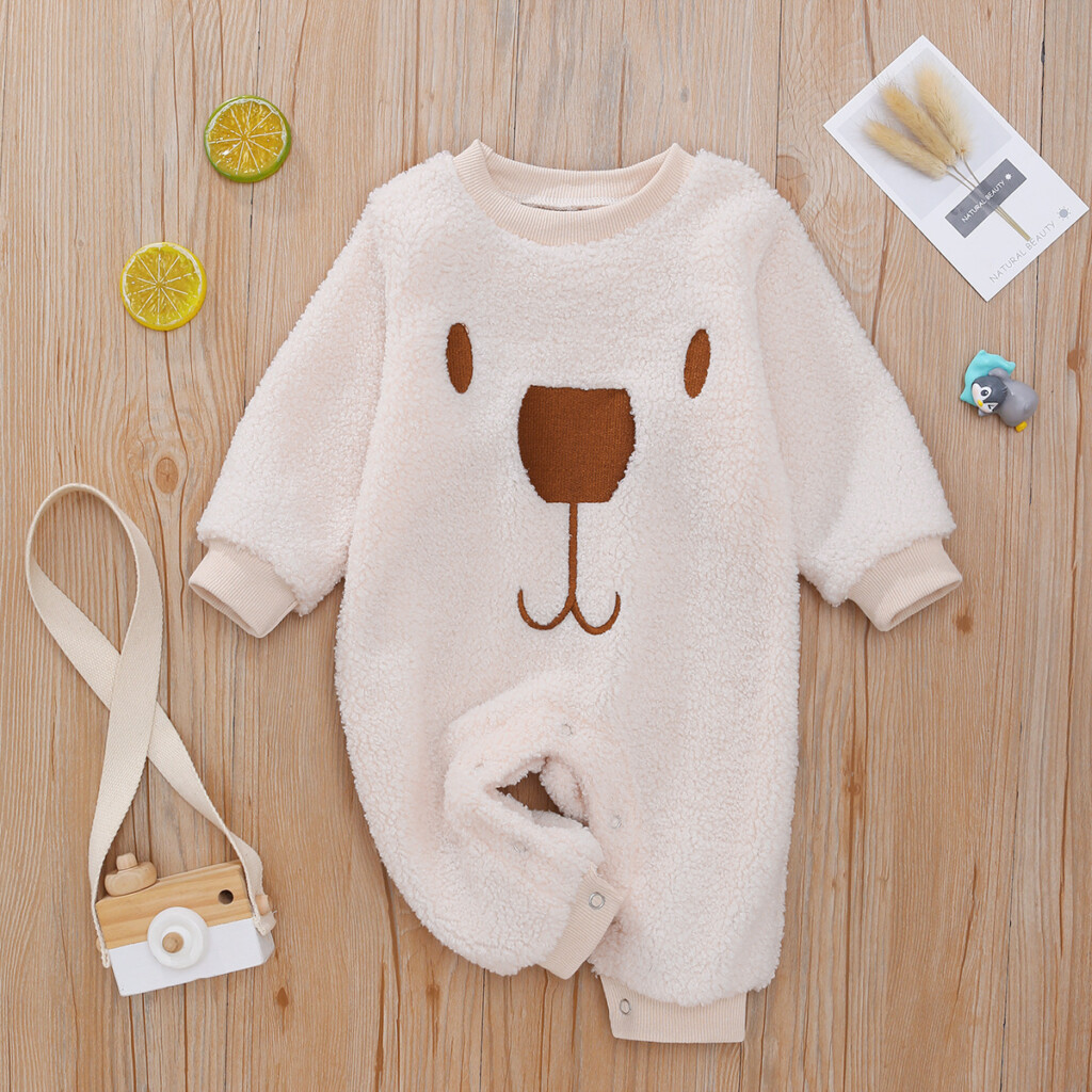 Infant Brown White Two-tone Bear Printed - Image 7