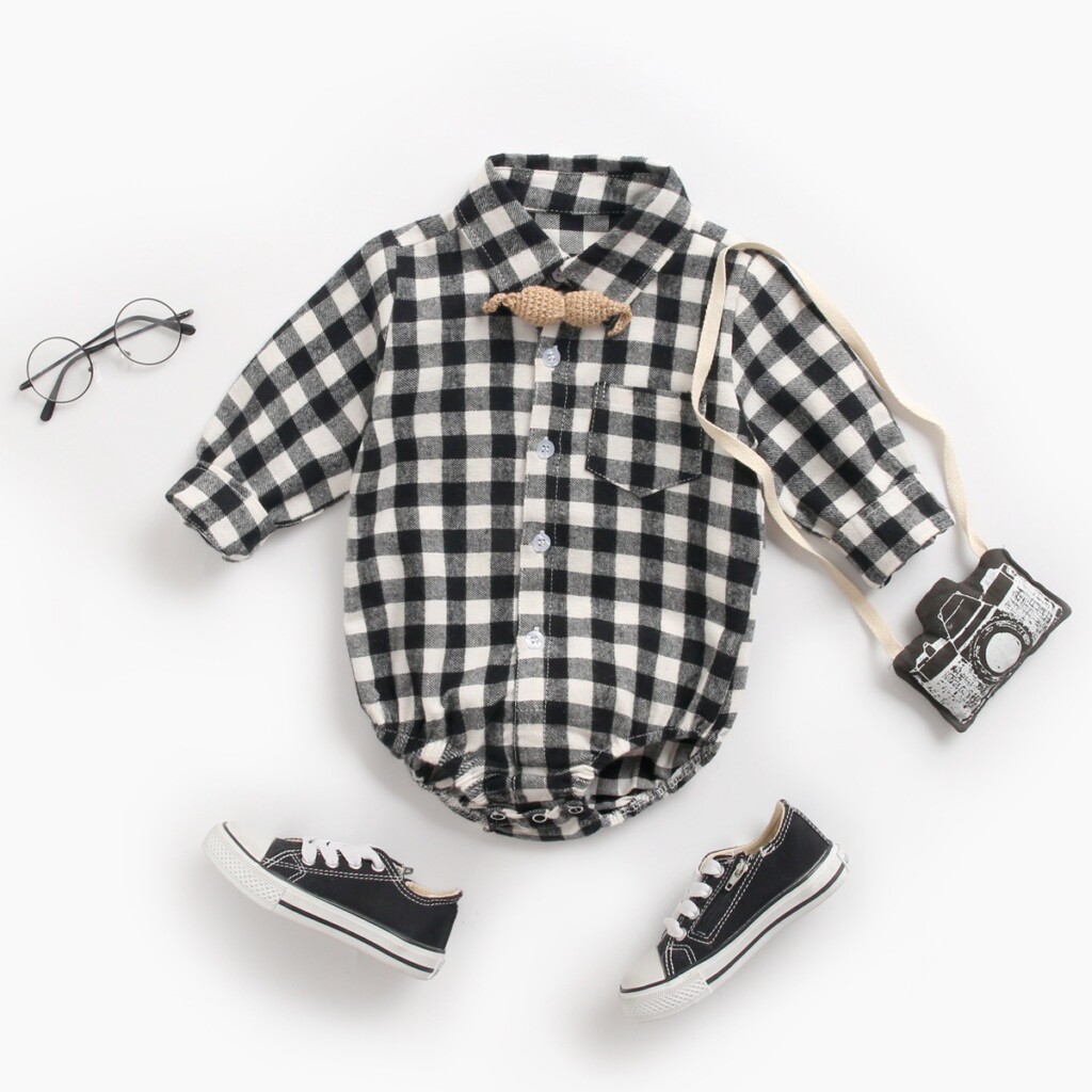 Infant Clothing and Plaid - Image 3