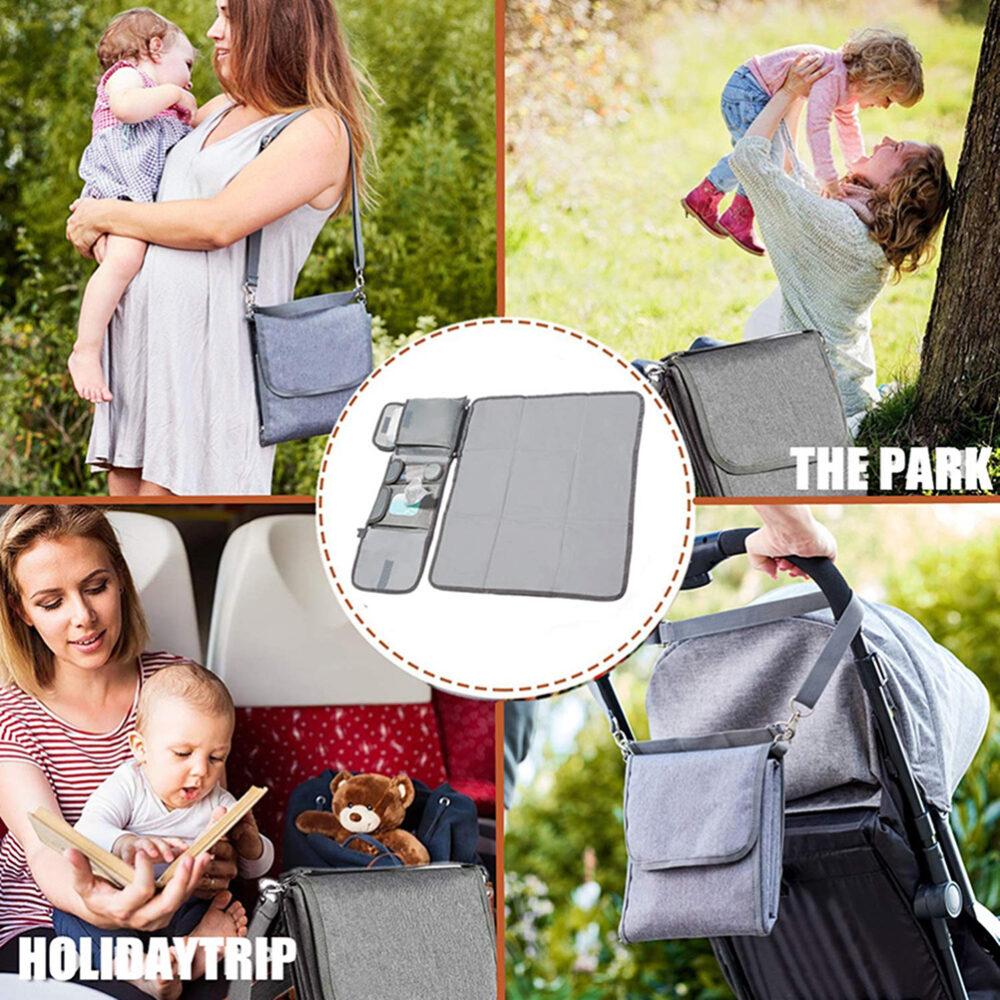 Multifunctional baby folding diaper pad - Image 2