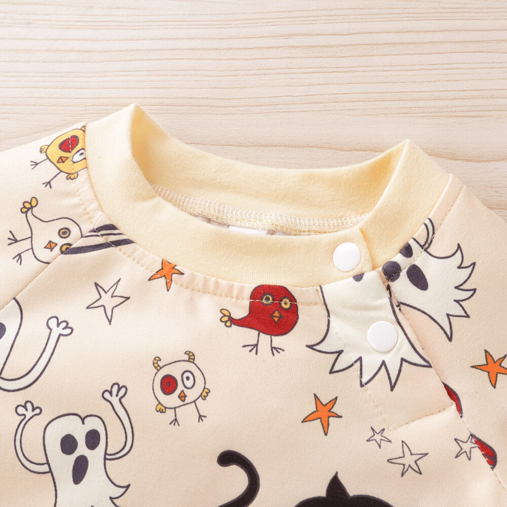 Halloween print baby jumpsuit - Image 5