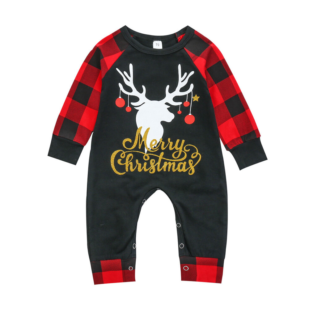 Children's Christmas Kids Long Sleeve Romper - Image 7