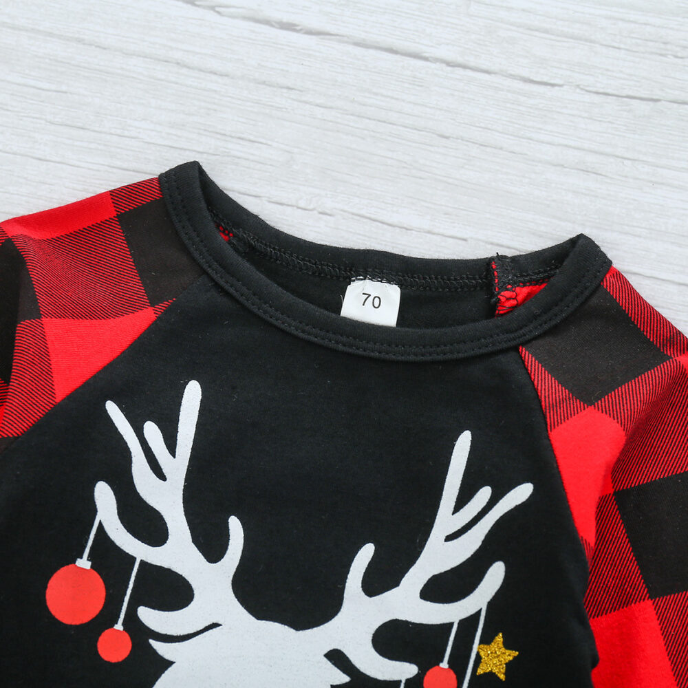 Children's Christmas Kids Long Sleeve Romper - Image 3