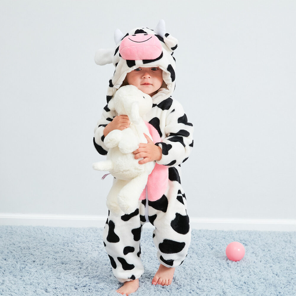 Baby Flannel Jumpsuit - Image 4