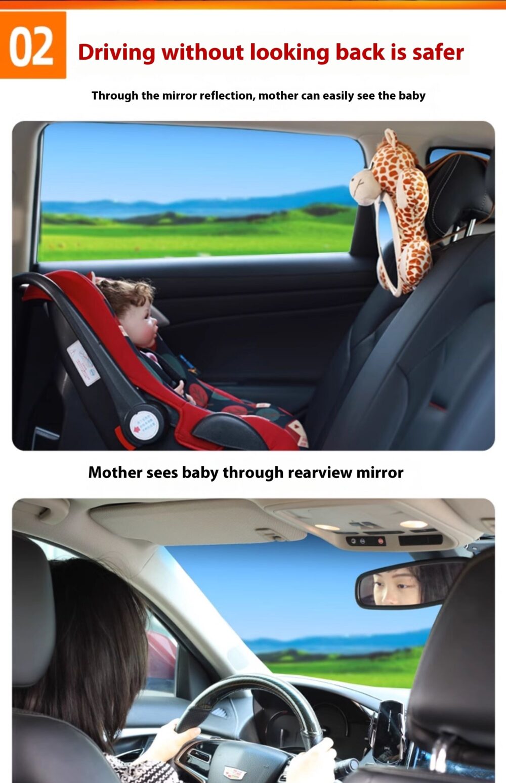 Car Mounted Child Safety Seat Basket - Image 8