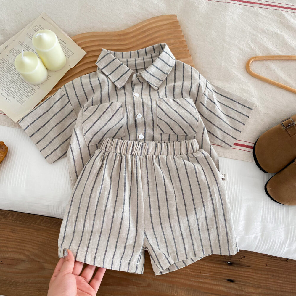 Infant Casual Short Sleeve Suit - Image 7