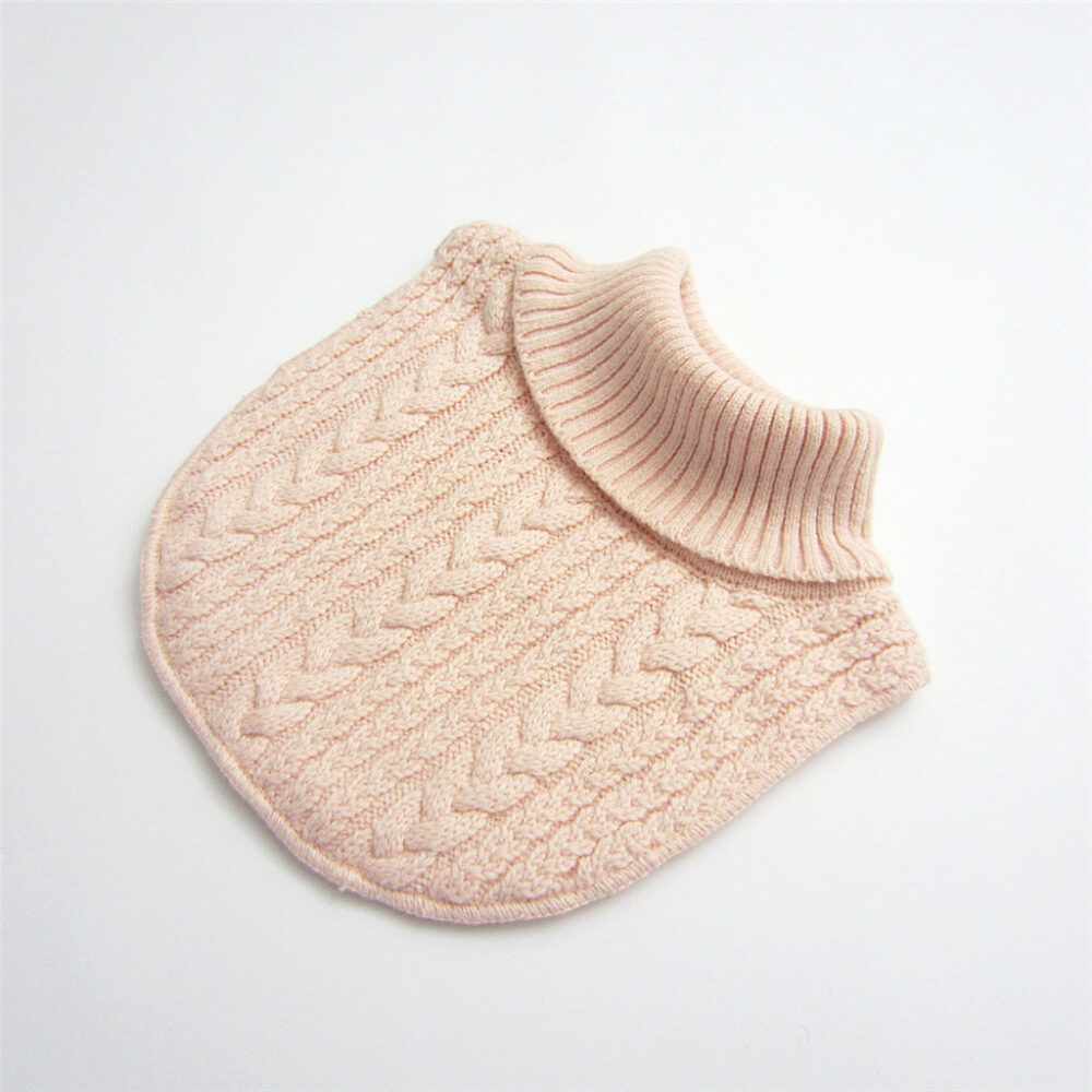 Fashion Children's Pullover Warm High-neck Knitted - Image 4