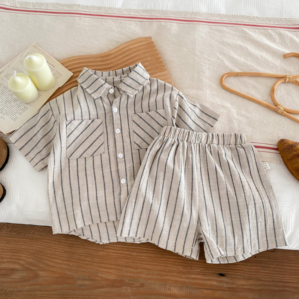 Infant Casual Short Sleeve Suit - Image 6