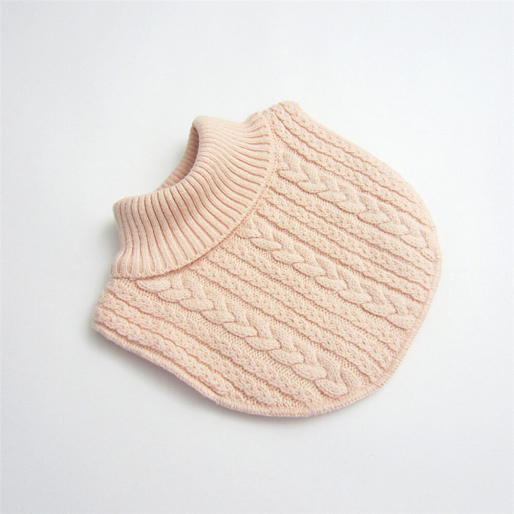 Fashion Children's Pullover Warm High-neck Knitted - Image 3