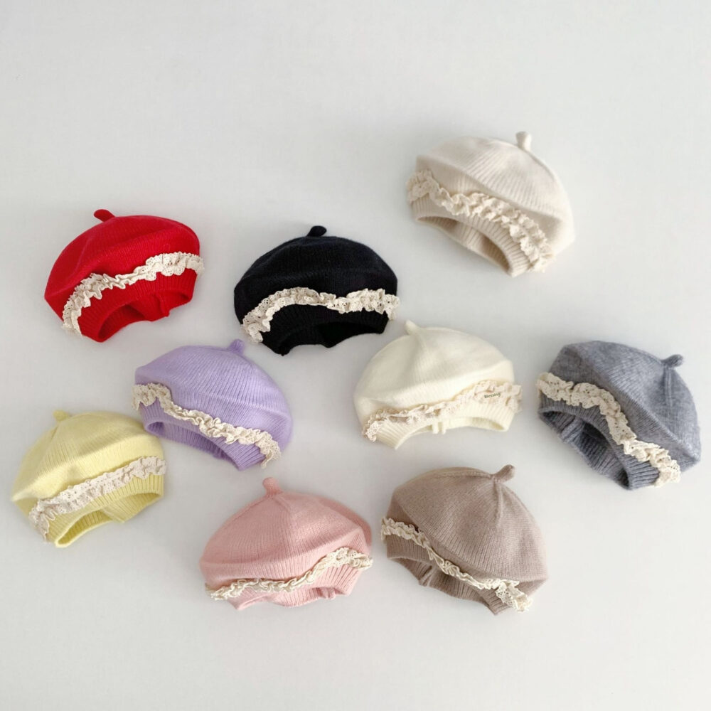 Infants Baby Knitted Beret Children's Sleeve