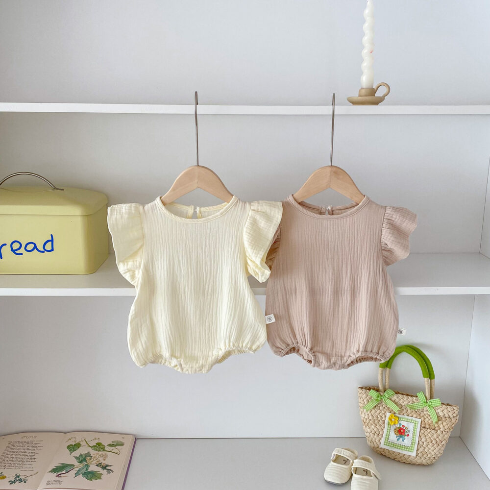 Baby Cotton Yarn Breathable Overalls Female - Image 2