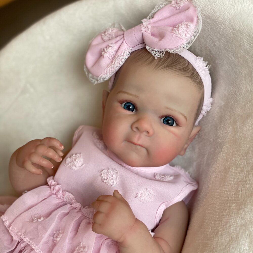 18-inch 46cm Reborn Doll 3D Advanced Skin Color Painting - Image 4