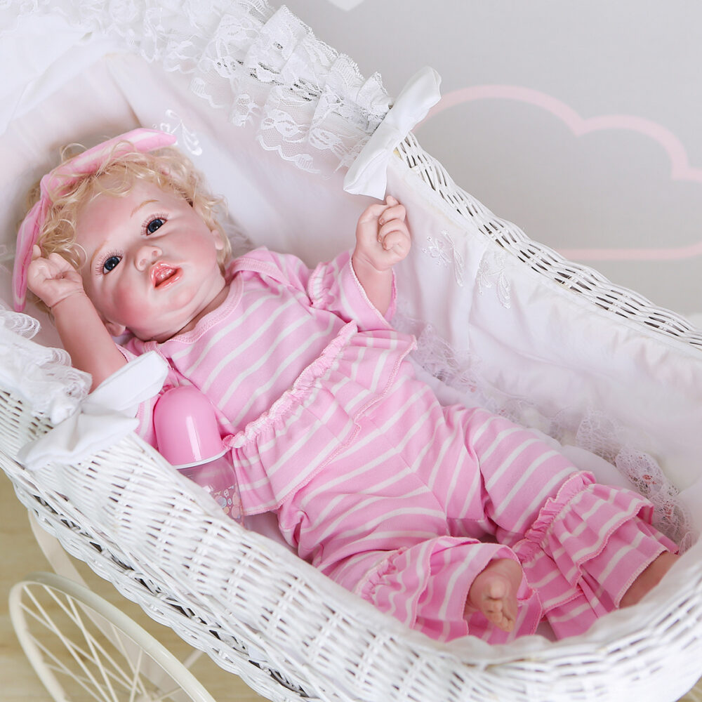 Reborn Toddler Full Body Silicone Reborn Toddler Full Body Silicone Simulation Doll Saskia - Image 3