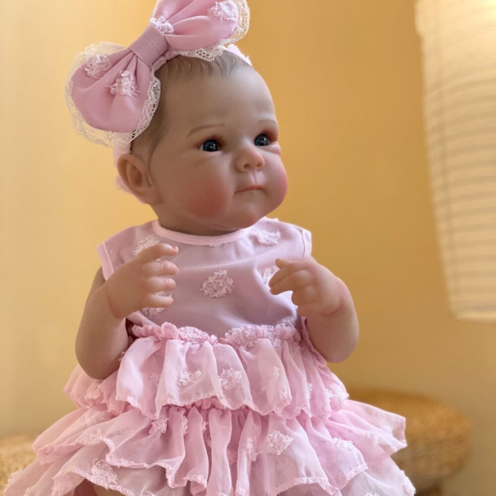 18-inch 46cm Reborn Doll 3D Advanced Skin Color Painting - Image 2